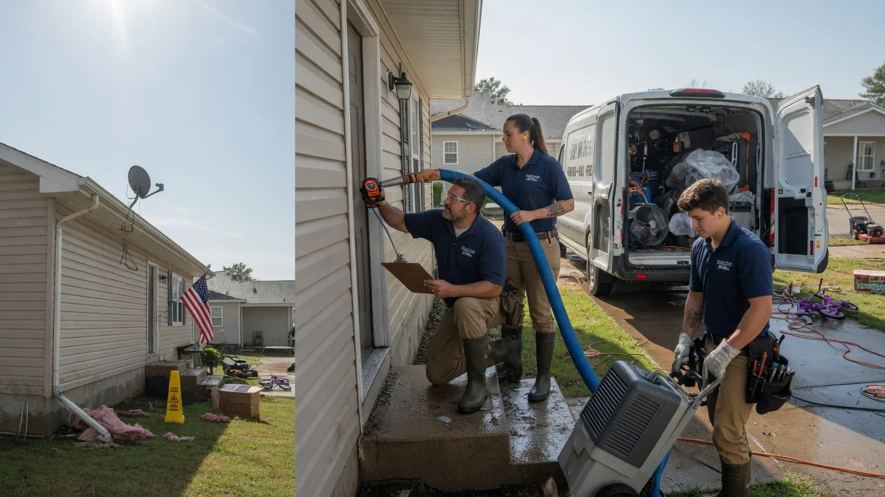 Ceiling Water Damage Restoration in Saint John, WA near me
