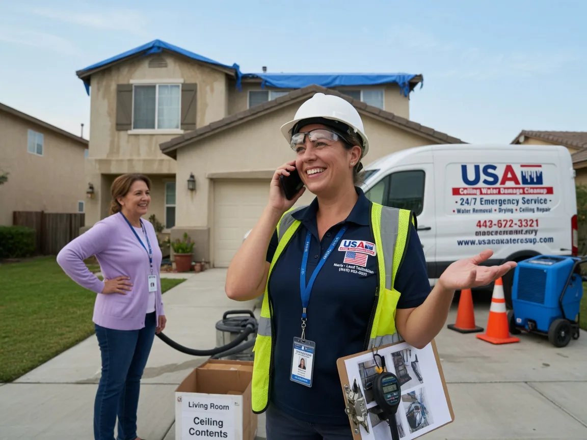 Ceiling Water Damage Restoration Saint John, WA FAQs